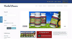 Desktop Screenshot of herbal-powers.com
